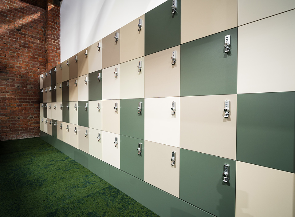 Environmental Protection Authority Federal Mills Office Fit Out, Lockers